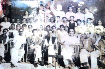 Hemanga Biswas and Dr. Bhupen Hazarika, Asom Ganatiya Sangha Sanmilan